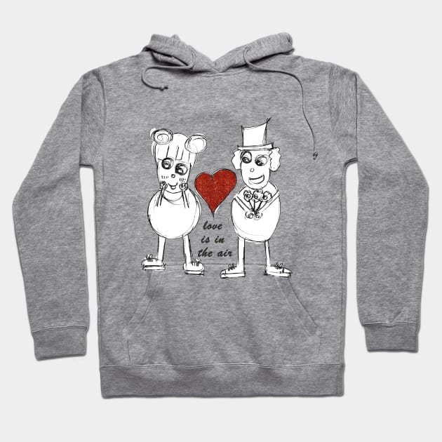 love is in the air Hoodie by loulousworld